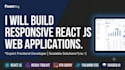 build responsive react js web applications