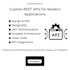 build you a production ready rest API for your web application