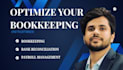 optimize UK bookkeeping, bank reconciliation and payroll