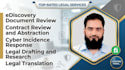 do ediscovery document review, pii phi compliance, legal drafting, translation