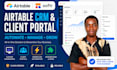 build airtable airtable automation zapier softr webapp CRM airtable interface