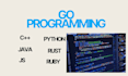 write your rust and go programs