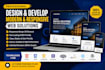 design and develop a modern responsive website