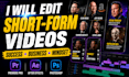 short form modern videos for instagram, tiktok and youtube