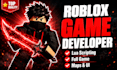 develop a full roblox game, roblox scripting, map, lua in roblox studio