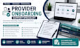 assist with provider onboarding and credentialing support