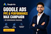 setup google ads PPC and performance max campaign