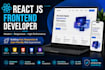 build a modern responsive react js frontend website with API integration