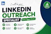 do personalized linkedin outreach and appointment setting