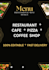 design modern restaurant cafe pizza menu PDF canva