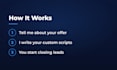 write sales scripts and dm outreach that convert
