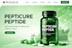 buil supplement peptide website peptide ecommerce website design peptide website