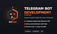 develop a custom telegram bot in python