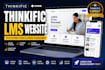 build thinkific lms website with student login and course management