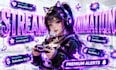 run twitch vtuber follower subscriber and donation alert animation for streamers