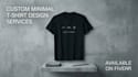 do minimal t shirt design