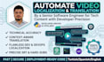 develop custom python scripts and automation bots for your workflow
