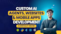 develop ai agents, ai web application, saas developer, and custom software
