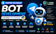 develop a custom telegram bot using python