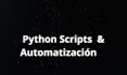 python script, automation and website development