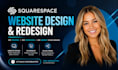 build squarespace website design, redesign squarespace, website development