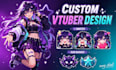 design your vtuber character model with emotes and badges