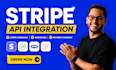 do stripe API integration, stripe checkout, rest API webhook and payment gateway