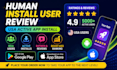 do ios android app review install rating promotion