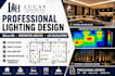 create lighting design, dialux evo, lux calculation and photometric analysis