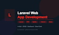 build a web application with laravel PHP and mysql
