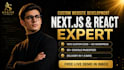develop a luxury react nextjs website with a free demo
