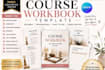 create an editable canva workbook PDF workbook guide or course material