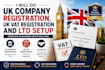 do UK company registration, UK vat registration and ltd setup