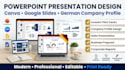 create powerpoint presentation design canva google slides german company profile