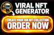 create unique nft art 10k nft collection design custom character and metadata