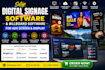 setup digital signage software and billboard software for ads screen and display