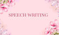 write a professional speech