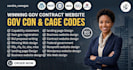 design a sam government contract website for consulting capability statement