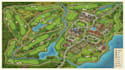 create golf resort map, golf property map, golf club map, golf wayfinding map