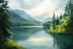 landscape oil painting art