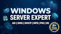 install and configure windows server, active directory, ca, nps and dhcp
