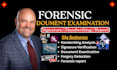 do forensic document, handwriting analysis, signature verification, report