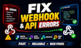 fix webhook errors, API integration, oauth and automation bugs