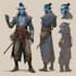 dnd character design and illustration