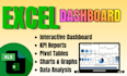 analyze data and create professional microsoft excel dashboards