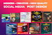 design professional instagram post or story