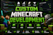 develop custom minecraft plugins mods server setup paper spigot fabric