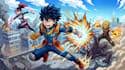 create illustration art in my hero academia style