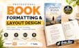 do book formatting, paperback formatting, ebook formatting, kindle formatting