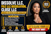 dissolve llc new mexico delaware US llc dissolution for non resident close ein